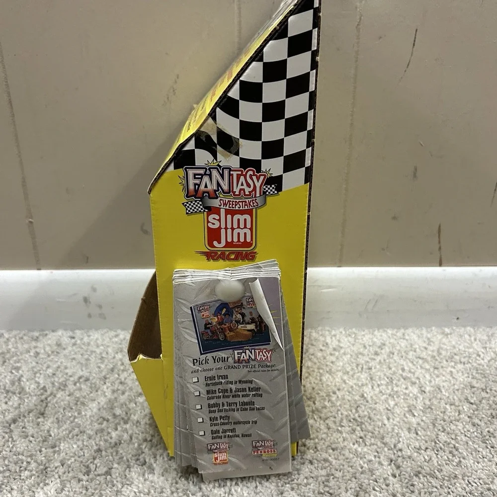 Vintage Slim Jim Racing Store Box‎ Mike Cope Jason Keller Autograph Signed Auto